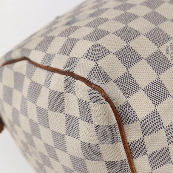 LOUIS VUITTON Damier Azur Speedy 30 Hand Bag N41533 LV Auth 147935 - Picture 5 of 16